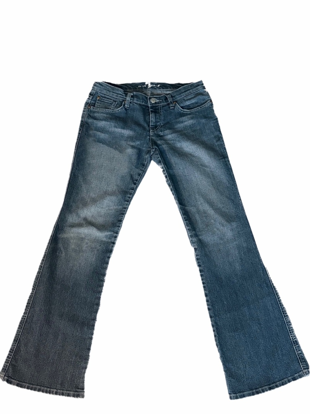 7 For All Mankind Dark Blue Flare Jeans